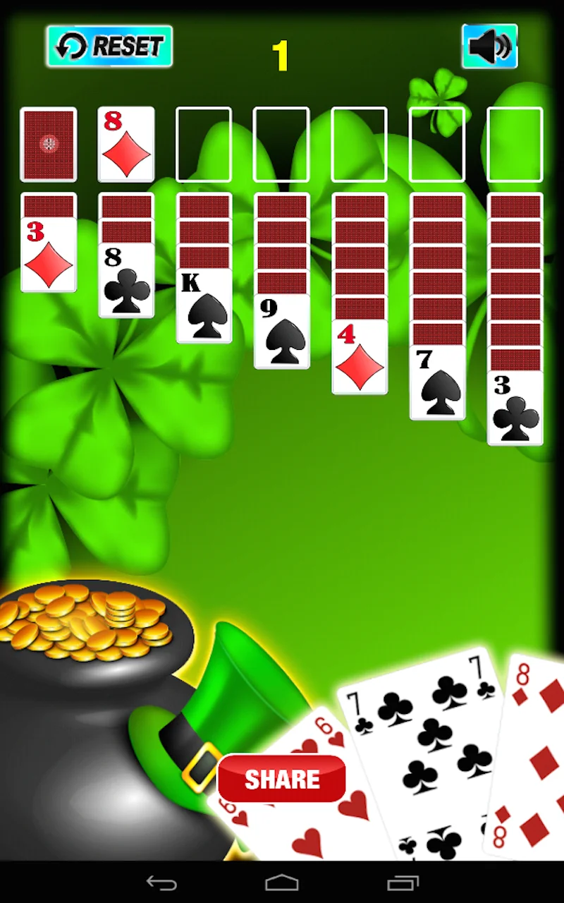 Klondike solitaire draw 3